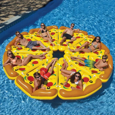 Pizza Luchtbed - Gigantische Pizza Voor Zwembad