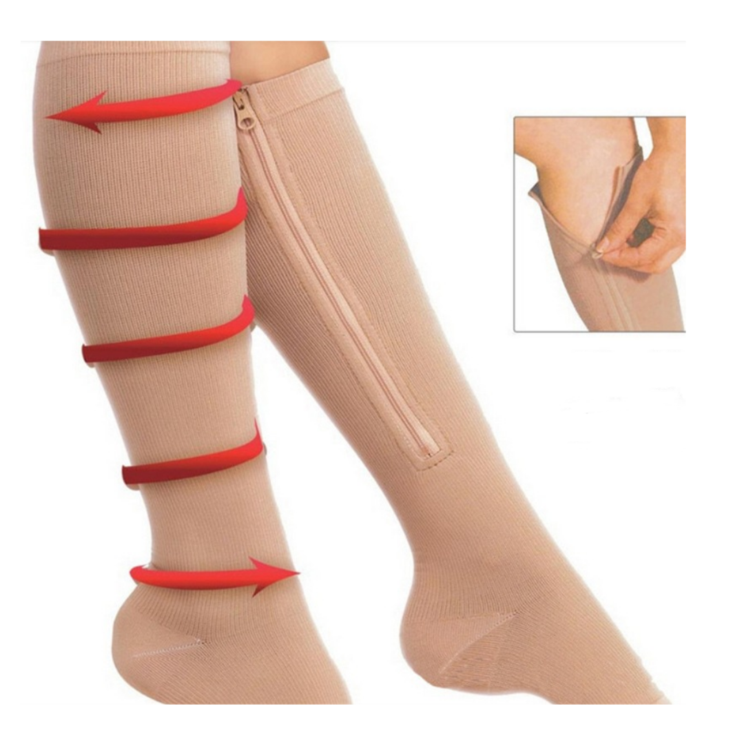 Compressiekousen - Steunende Ritssluiting