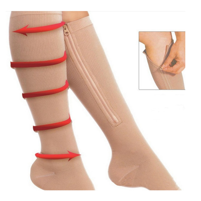 Compressiekousen - Steunende Ritssluiting