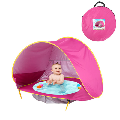 Baby strandtent - Pop-up Zon-Bescherming Tent met Waterbad