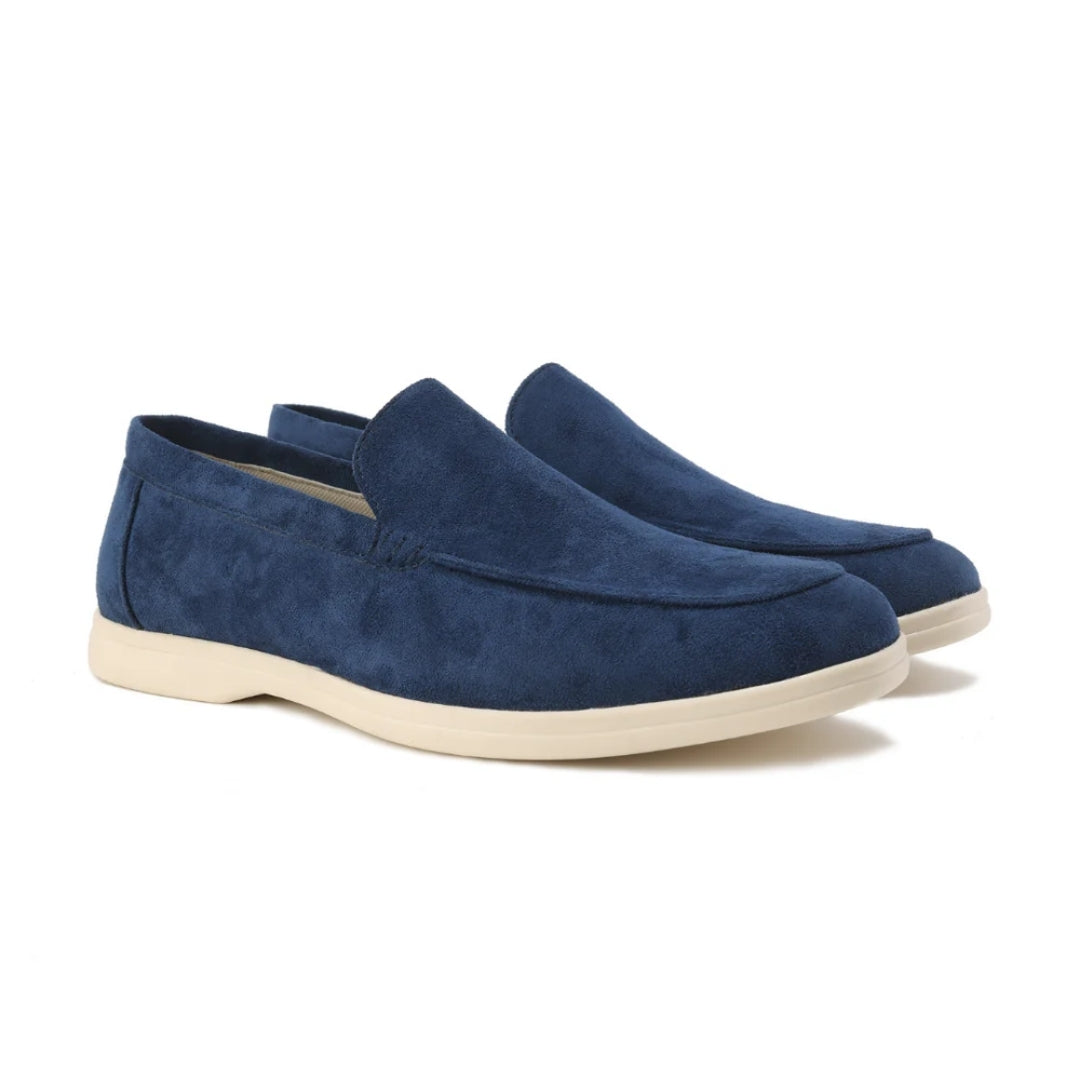 Loafers - Suède Look Instappers met Comfortzool - Valtero