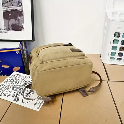Canvas Rugzak met Voorvak - TrailCore