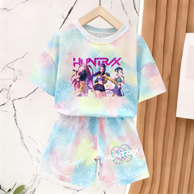 Kpop Kledingset - Vrolijke Zomer Set voor Meisjes - SmilePop