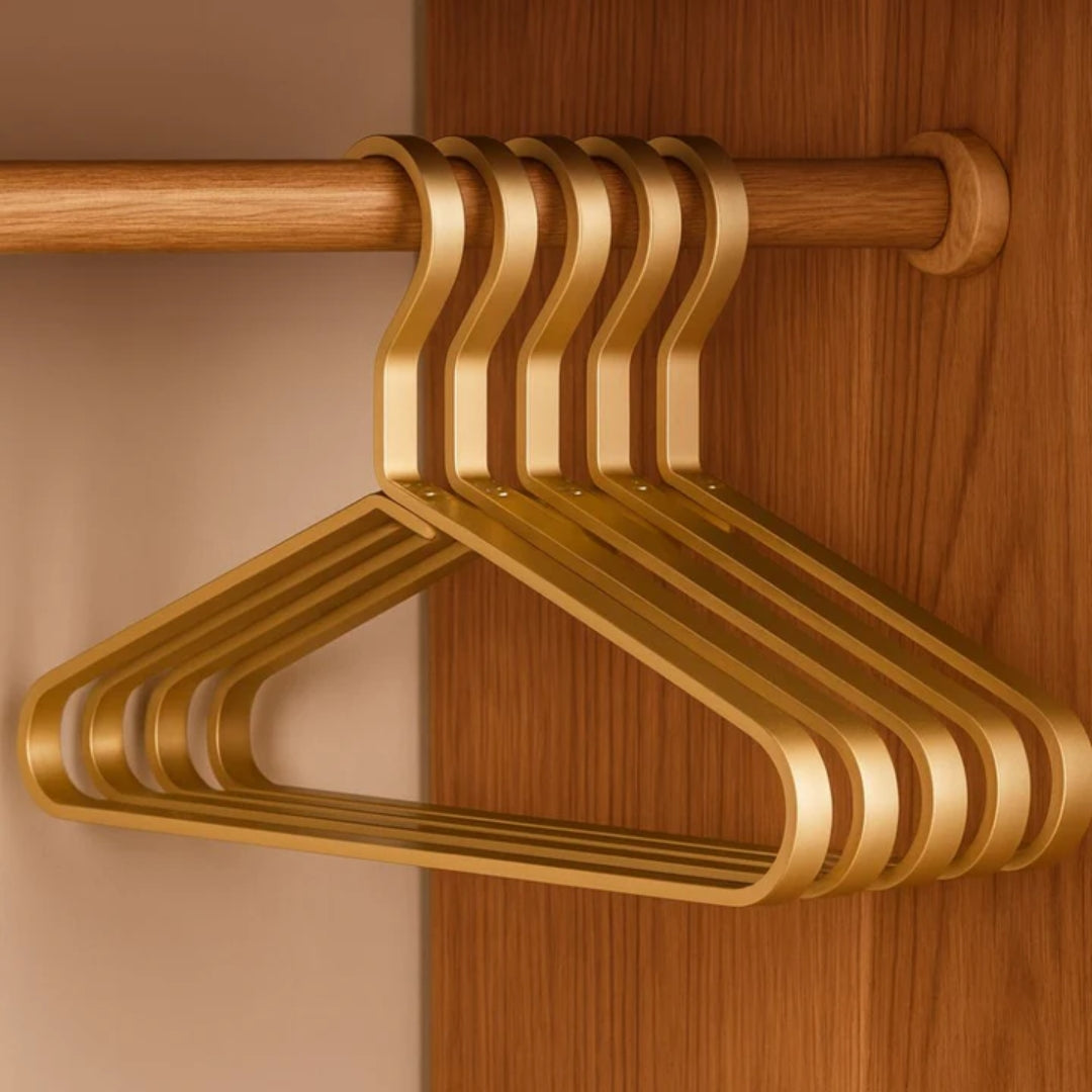 Elegant - Aluminium Slimline Kledinghangers (4 Stuks)