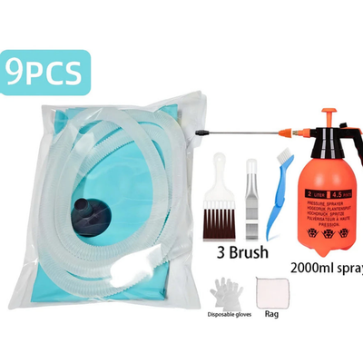 Airconditioning reinigingshoes set - compleet onderhoudspakket