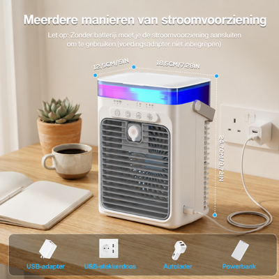 Draagbare Airconditioner - 5-in-1 Persoonlijke Luchtkoeler