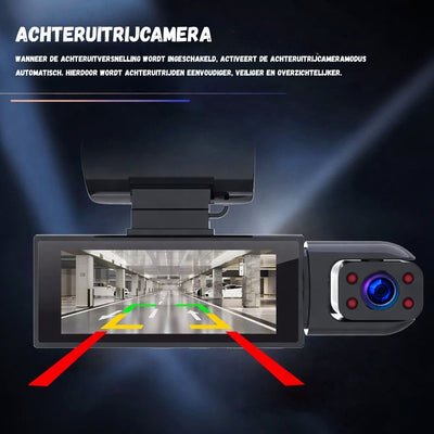 Dashcam - 1080P Dual Camera met Groothoeklens - DriveNova