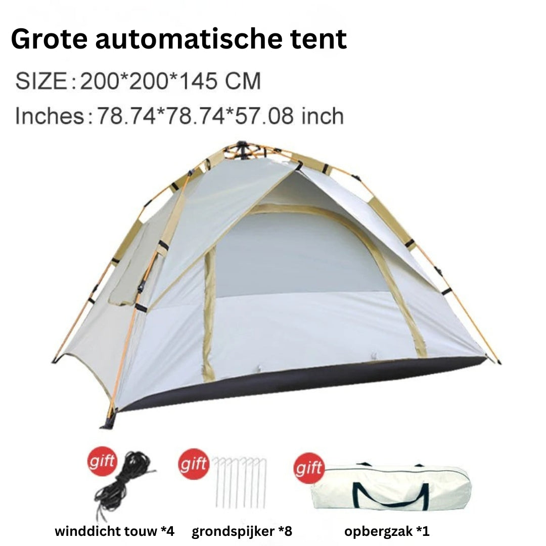 Camping Tent - 4 Persoons voor Outdoor Gebruik - Trailvora