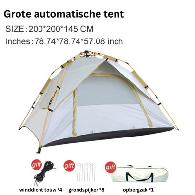 Camping Tent - 4 Persoons voor Outdoor Gebruik - Trailvora