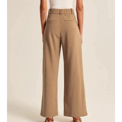 Wijde dames pantalon - Comfortabele Stretchbroek - LunaFit