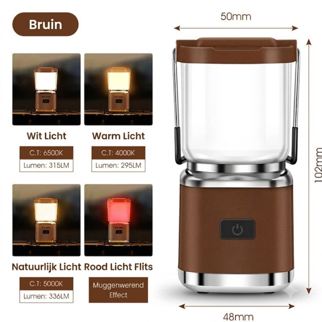 Muggenlamp - draagbaar met stil ontwerp