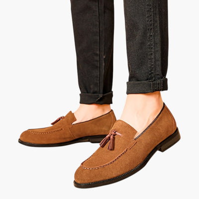 Heren Loafers - Instappers met Kwastje en Rubberen Zool