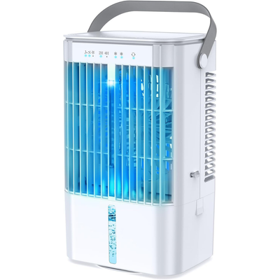 Airconditioner - 4-in-1 Draagbare Luchtkoeler voor Persoonlijke Verkoeling - FrostFlow