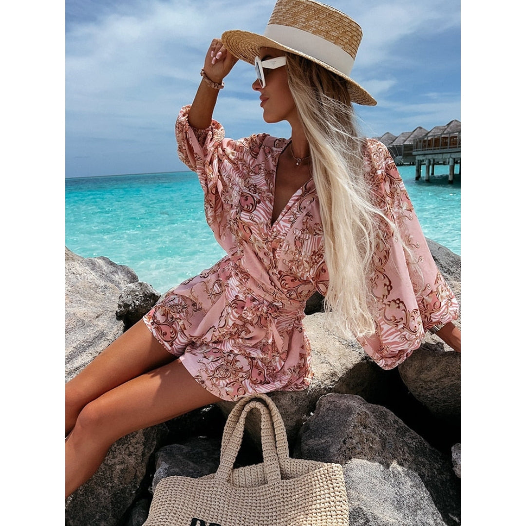 Zomer Set Dames - Elegante Tweedelige Blouse en Short Set