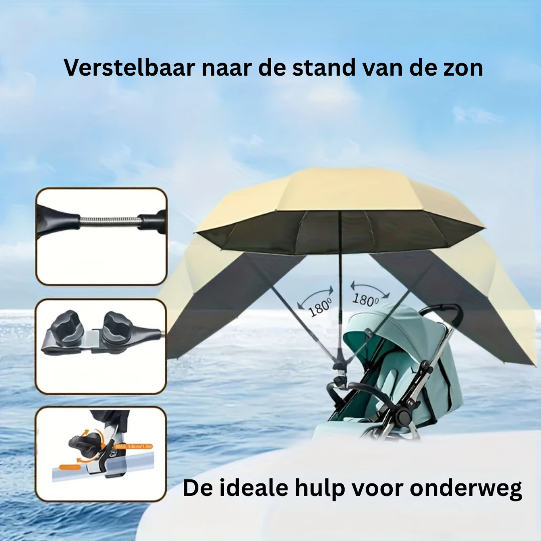 Zonnescherm - Verstelbare Parasol voor Kinderwagen