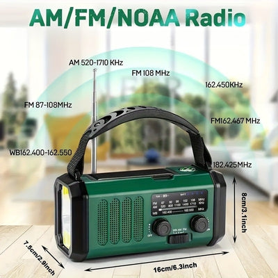 Noodradio - Multifunctionele Overlevingsradio - VeiligKracht