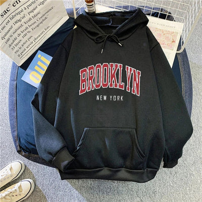 Hoodie - Brooklyn Print Dames Hoodie - UrbanCore