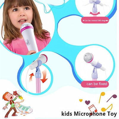 🎤 Micro Karaoké Enfant avec Support – Le Cadeau Parfait pour votre Petite Star ! 🎶