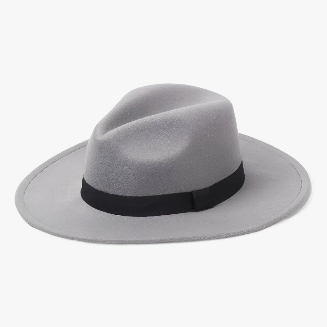 Fedora Hoed - Klassieke Wollen Hoed met Brede Rand