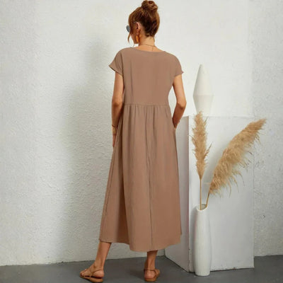 Elegante en comfortabele lange zomerjurk voor dames