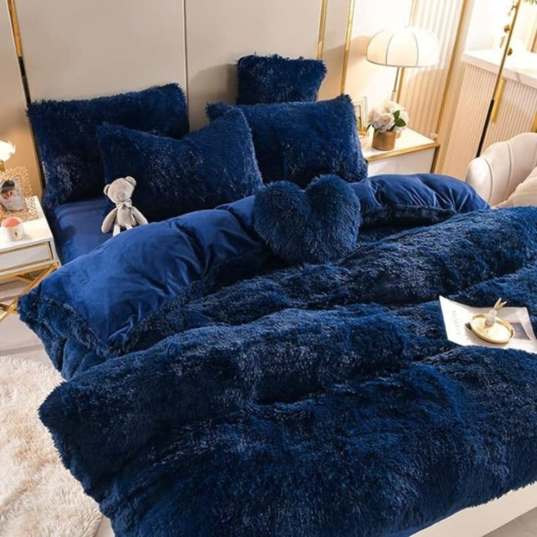 Fleece Beddengoed Set - Extra Warm Winter Dekbedovertrek - CozyDream