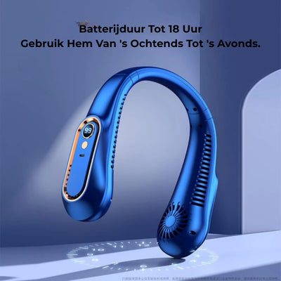 Nek Ventilator - Draadloze Handsfree Verkoeling