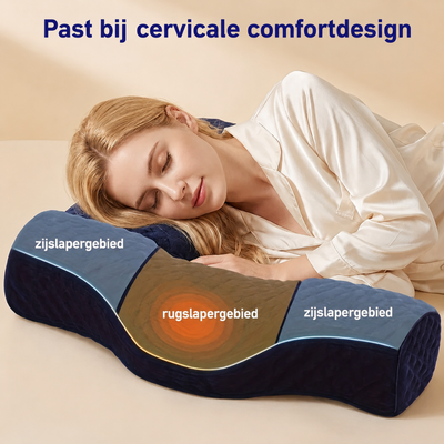 Nekkussen - Ergonomisch Traagschuim Slaapkussen