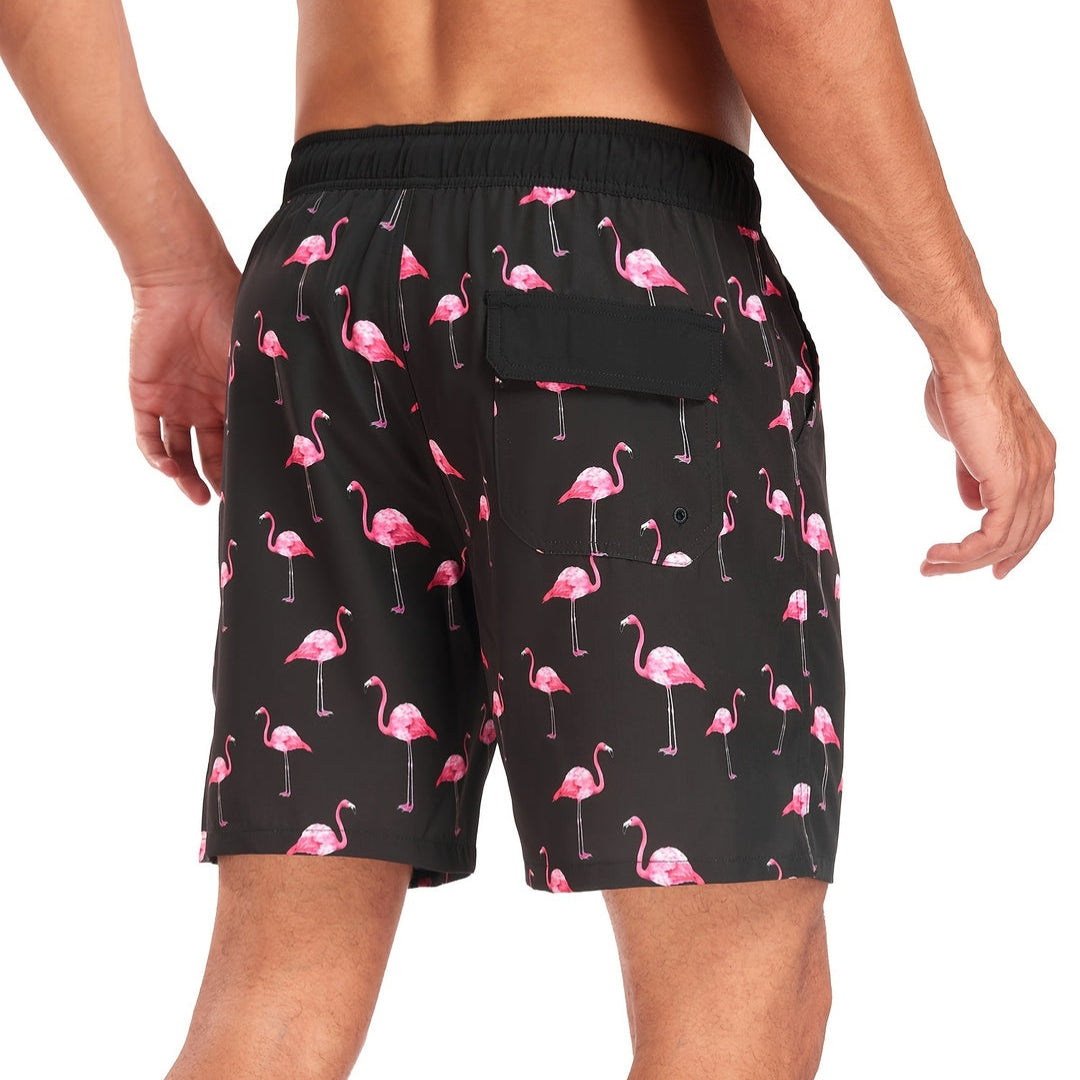 Zwembroek - Tropische Flamingo Print