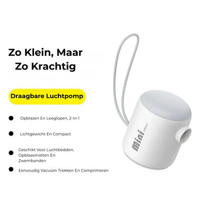 Mini Luchtpomp - Snel & Moeiteloos Opblazen