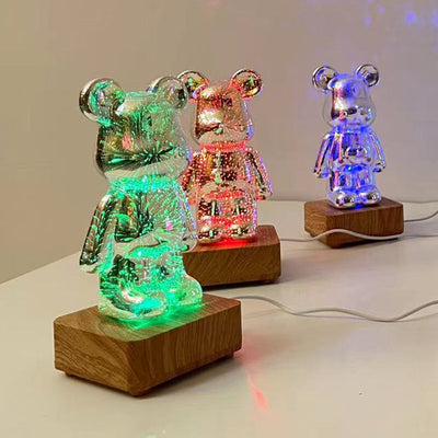 GlowBear™ | 3D Vuurwerk Nacht Lamp