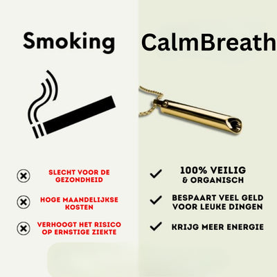 Stop Roken - Ademhaling Hanger voor Ontspanning - CalmBreath