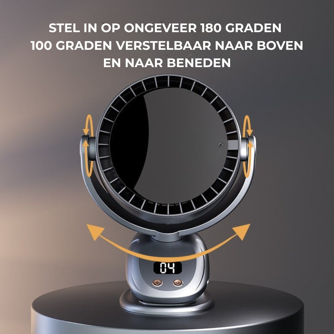 Bladloze Ventilator - Draadloze Digitale Luchtkoeler