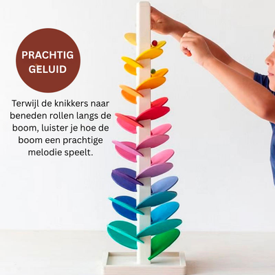 Interactieve Regenboog - Muzikale Knikkerboom voor Kinderen