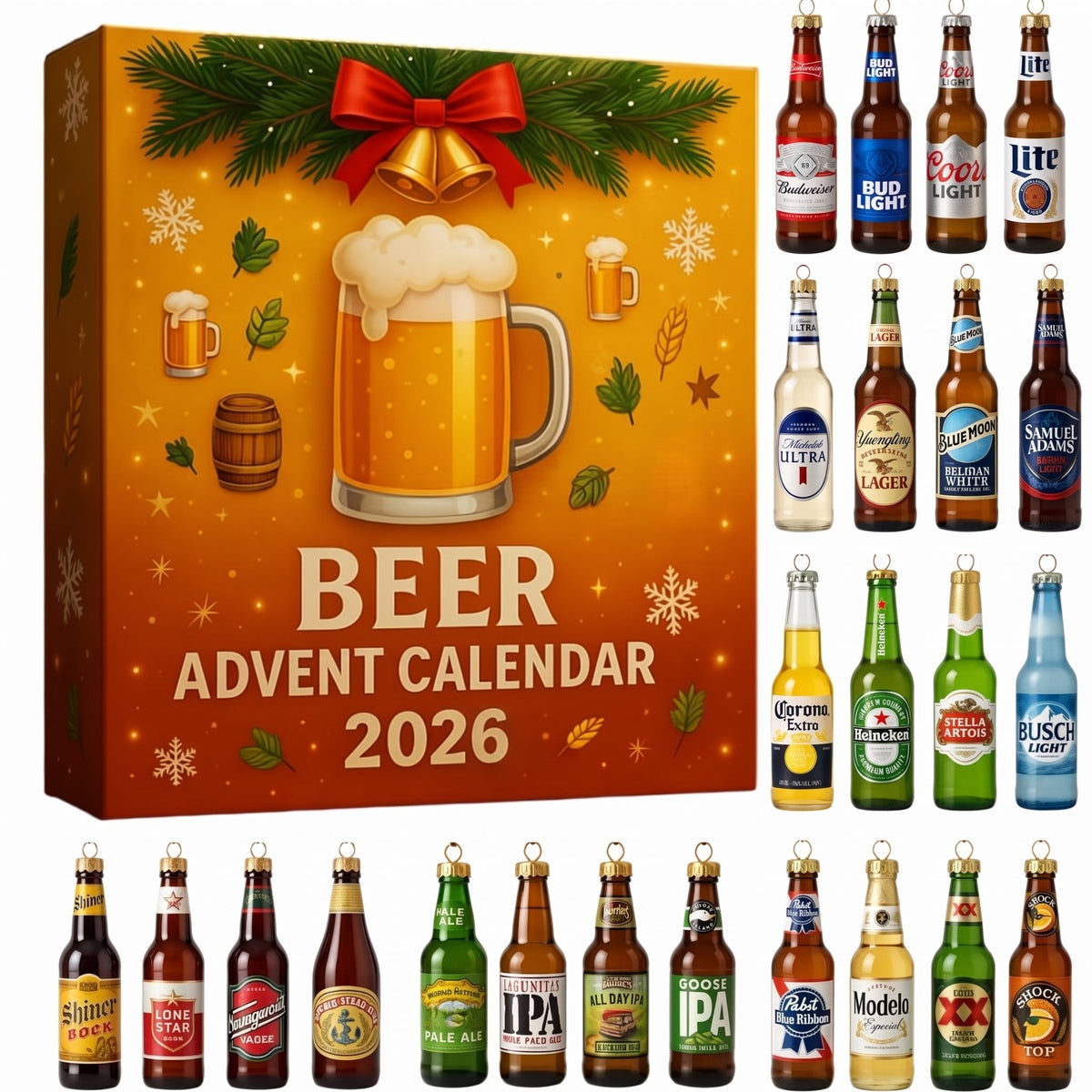 Adventní kalendář s whisky a pivem 2026