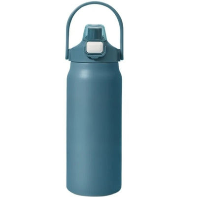 Thermofles - Premium Drinkfles Met Rietje Voor Kantoor, Sport en Reizen