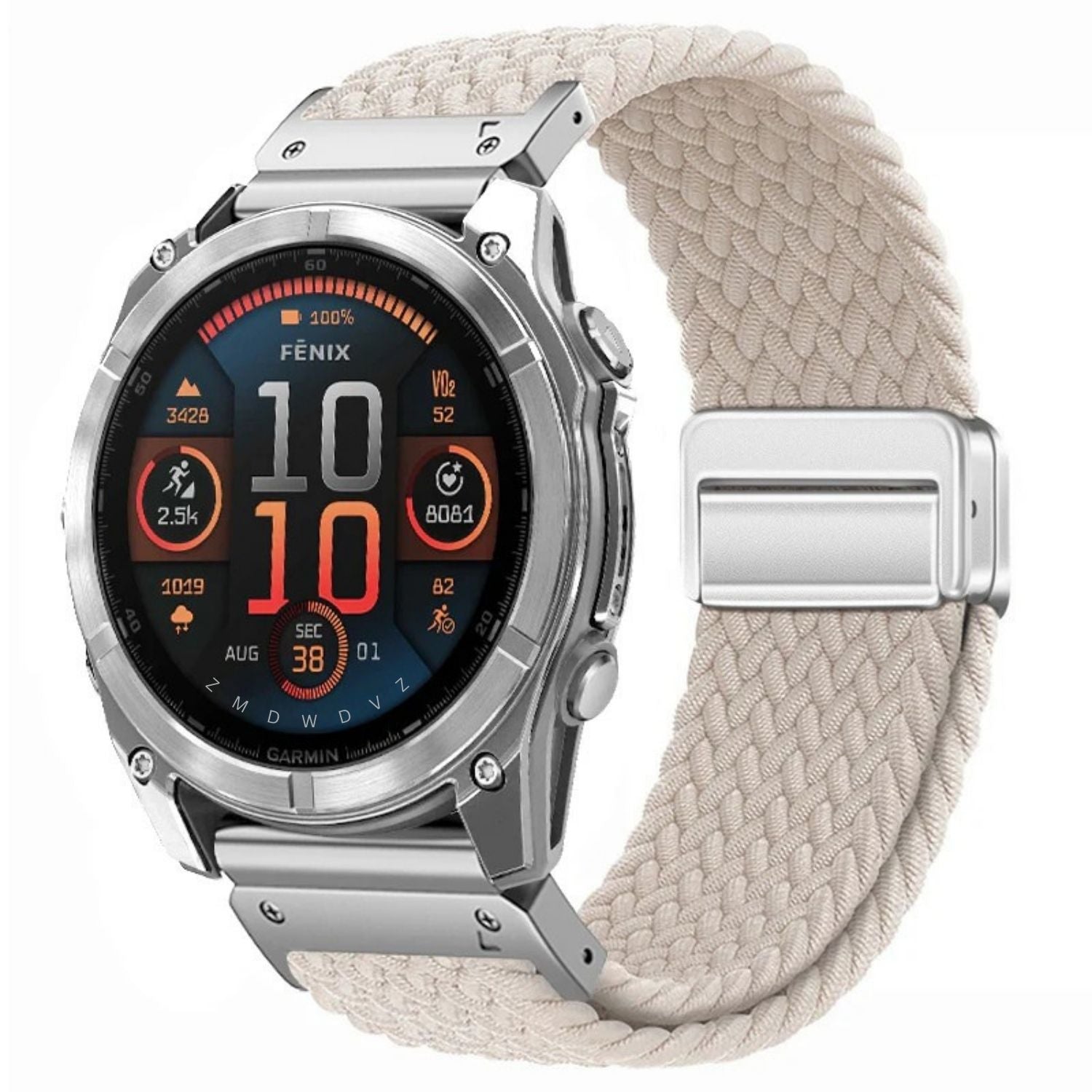 Magnetische nylon band met gesp voor Garmin