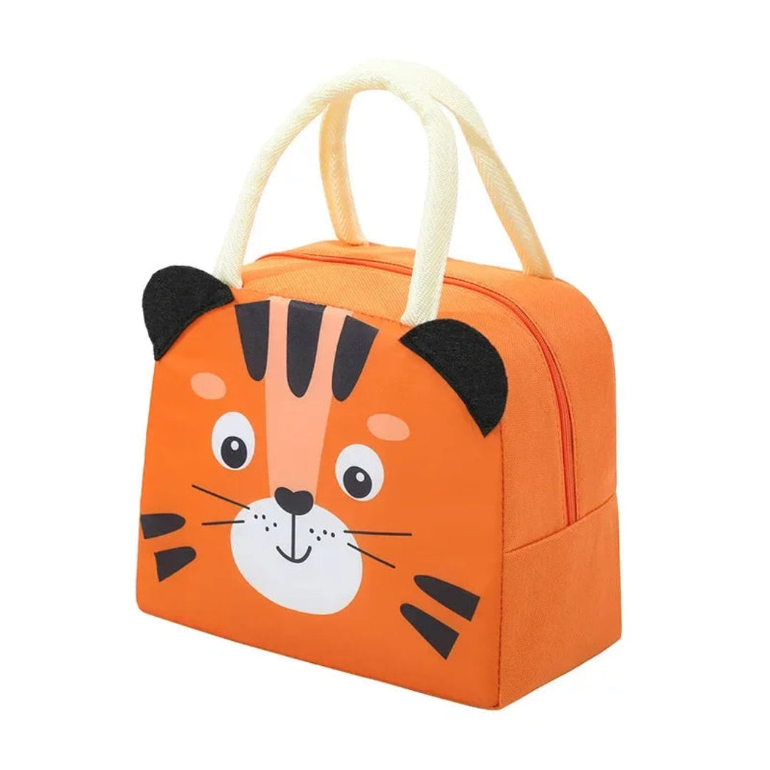 Lunchtas - Geïsoleerd Model met Speelse Dierenprint