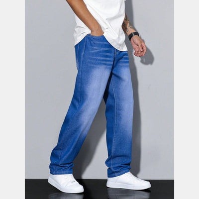 Pim - Casual Heren Jeans Effen Kleur