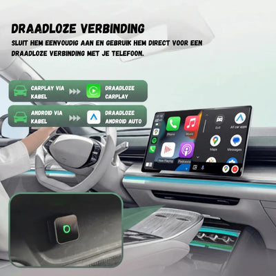 Carplay Connector - Trådløs CarPlay & Android Auto Adapter
