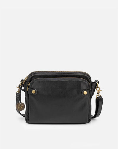 Lisa™ - Leren crossbody schoudertas