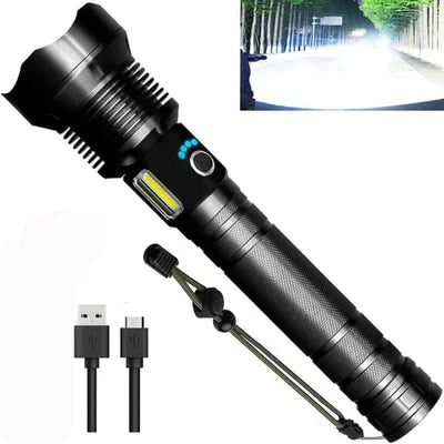 LED Oplaadbare Tactical Laser Flashlight | 90000LM