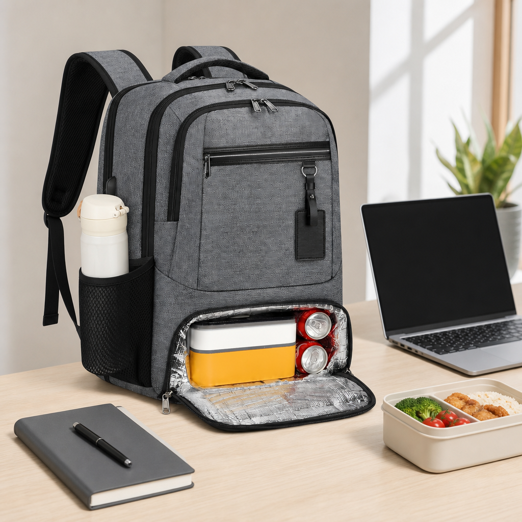 Waterdichte Rugzak met Laptopvak en Geïsoleerd Koelvak