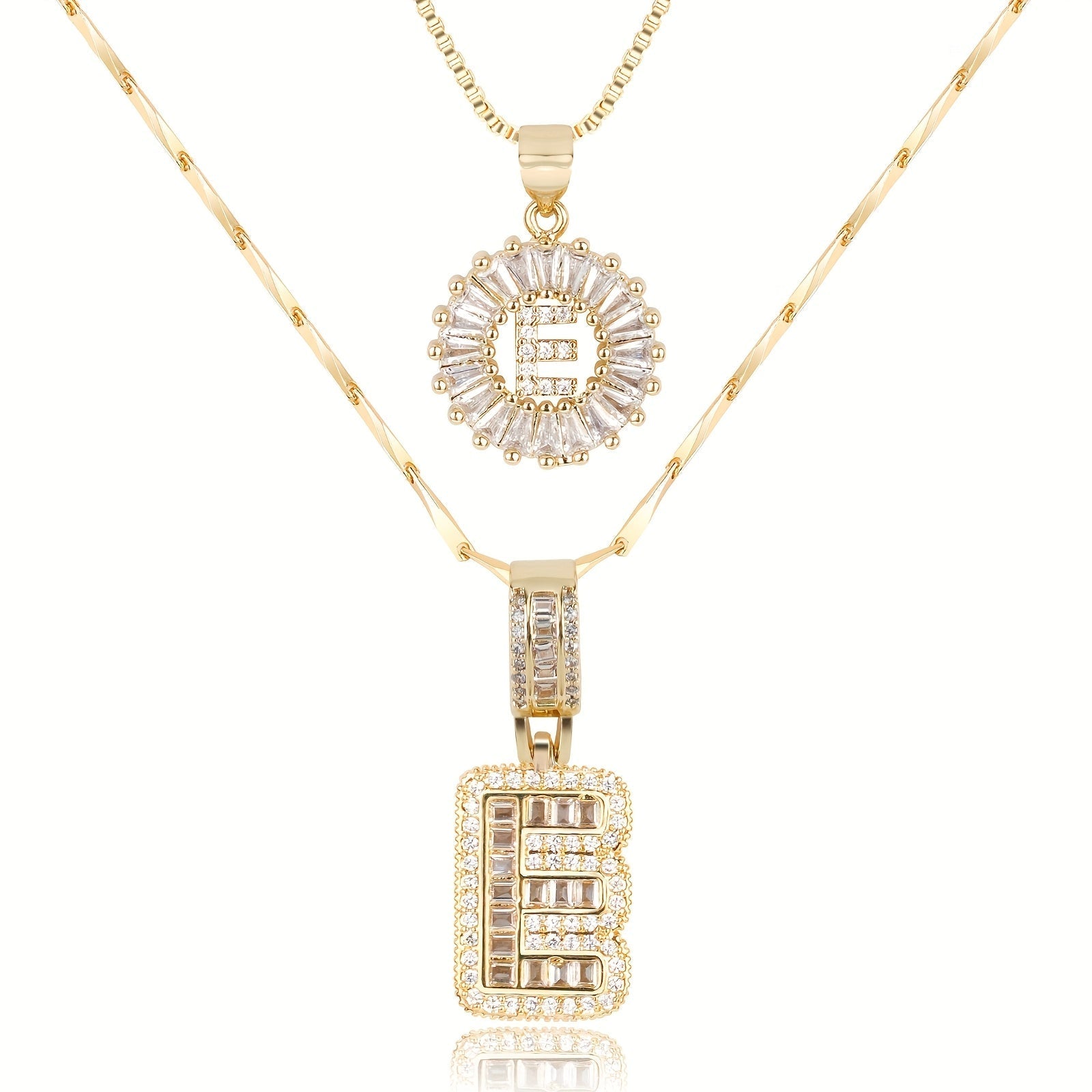 GemLetter Ketting - Initiaal Hanger met Luxe Glans