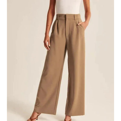 Wijde dames pantalon - Comfortabele Stretchbroek - LunaFit