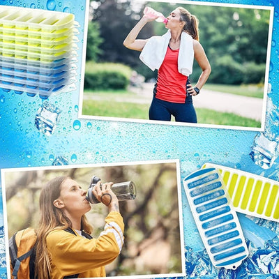 Siliconen IJsblokjesvorm - Eenvoudige IJsblokjes Voor Drinkflessen