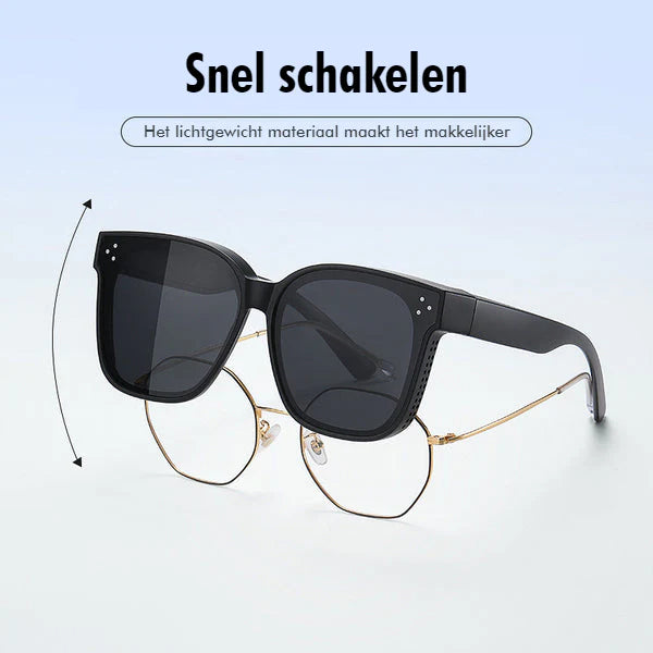 Sunvex - Zonnebril - Overzet Model met Polariserende UV400 Bescherming