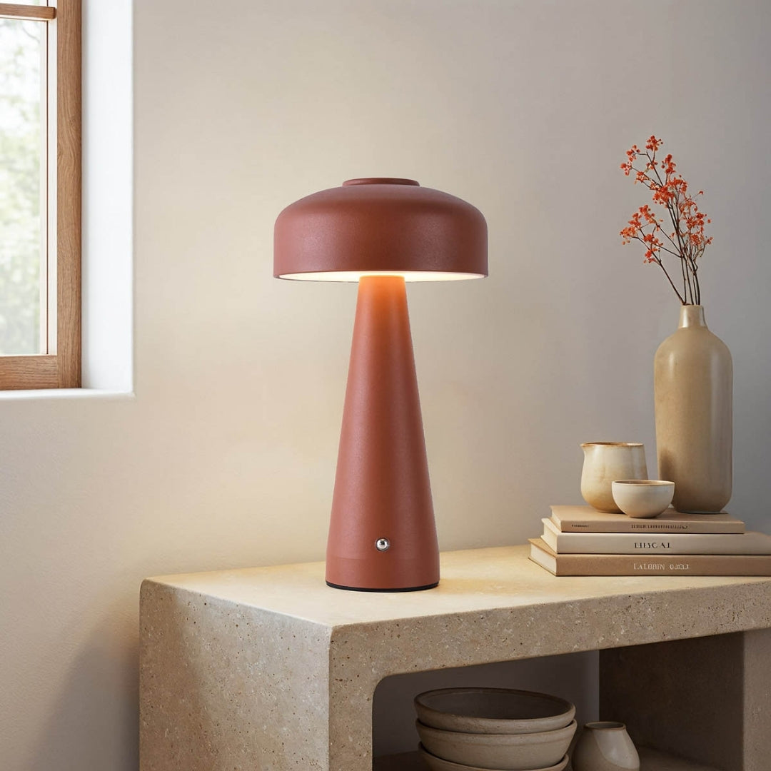 Mushroom Lamp - Oplaadbare Tafellamp met Touch Dimmer