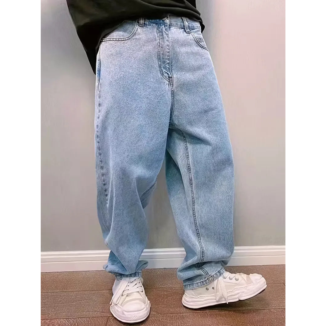 Loose Fit Jeans met Mid Waist Pasvorm - UrbanDenim