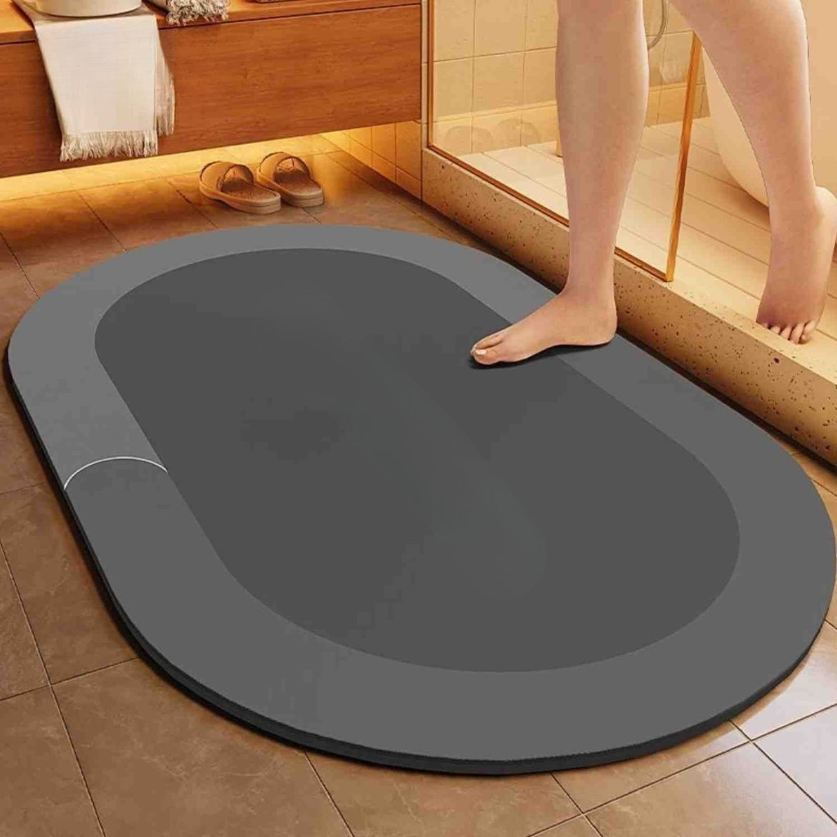 Badmat - Sneldrogende Antislip Badmat - PureDry
