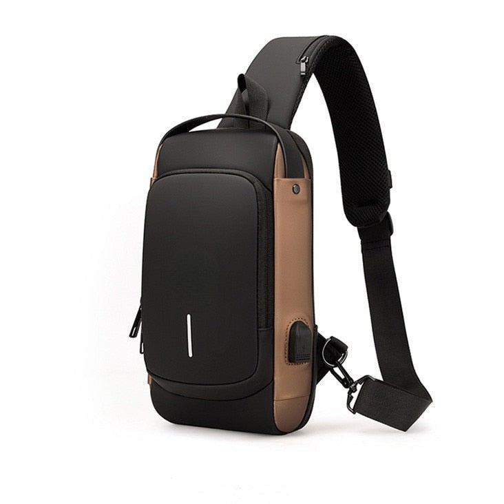 Schoudertas - Waterdicht Design met USB Oplaadpoort - UrbanVault